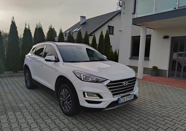 Hyundai Tucson cena 88900 przebieg: 49500, rok produkcji 2019 z Czarne małe 67